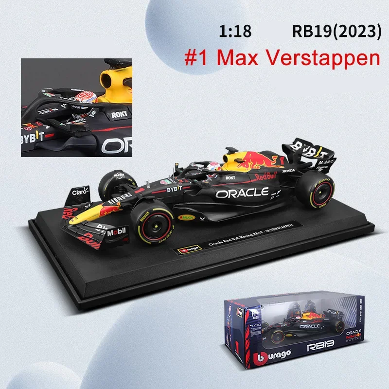 1:18 RB 19 Red Bull Chamption Casco Edición de Colección