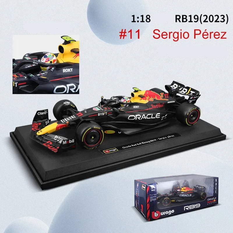 1:18 RB 19 Red Bull Chamption Casco Edición de Colección