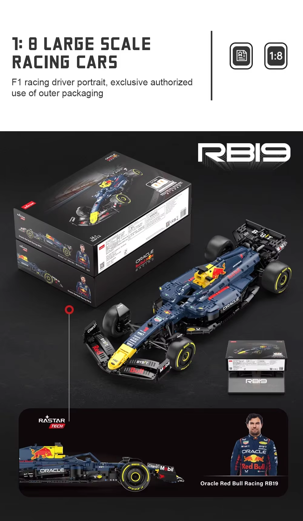 Lo último de Oracle Red Bull Racing 1:8
