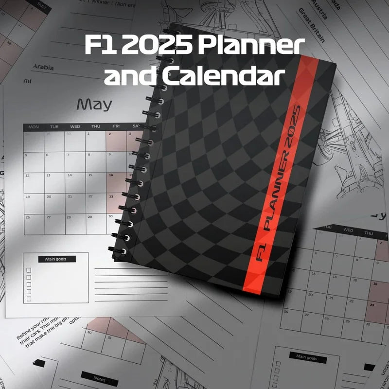 2025 Formula Planner & Calendar