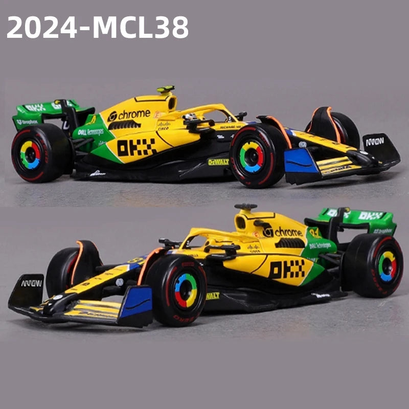 McLaren MCL 38 1:43 with Stand and Cover 2024 Monaco Diecast Model