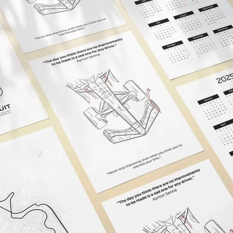 2025 Formula Planner & Calendar